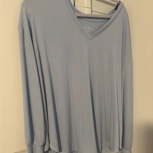 Women’s Light Blue V-Neck sweater